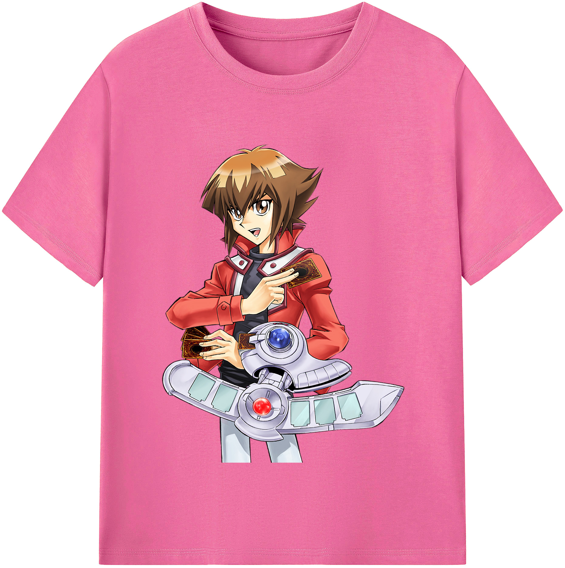 （画像用） 遊☆戯☆王 Yu-Gi-Oh! レディースカジュアルプリントTシャツ（綿100％）